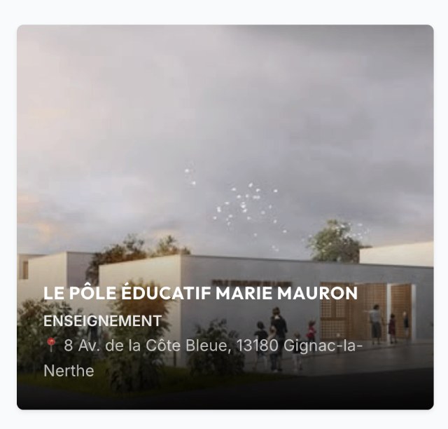 Le Pôle éducatif Marie MAURON